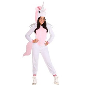 HalloweenCostumes.com Adult Jumpsuit Costume Unicorn - 1 of 2