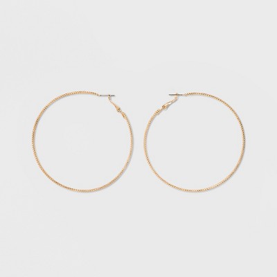 hoop earrings