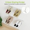 Closet Shelves Wall Mounted Set of 2 Metal Wire Shoe Racks - 4 of 4