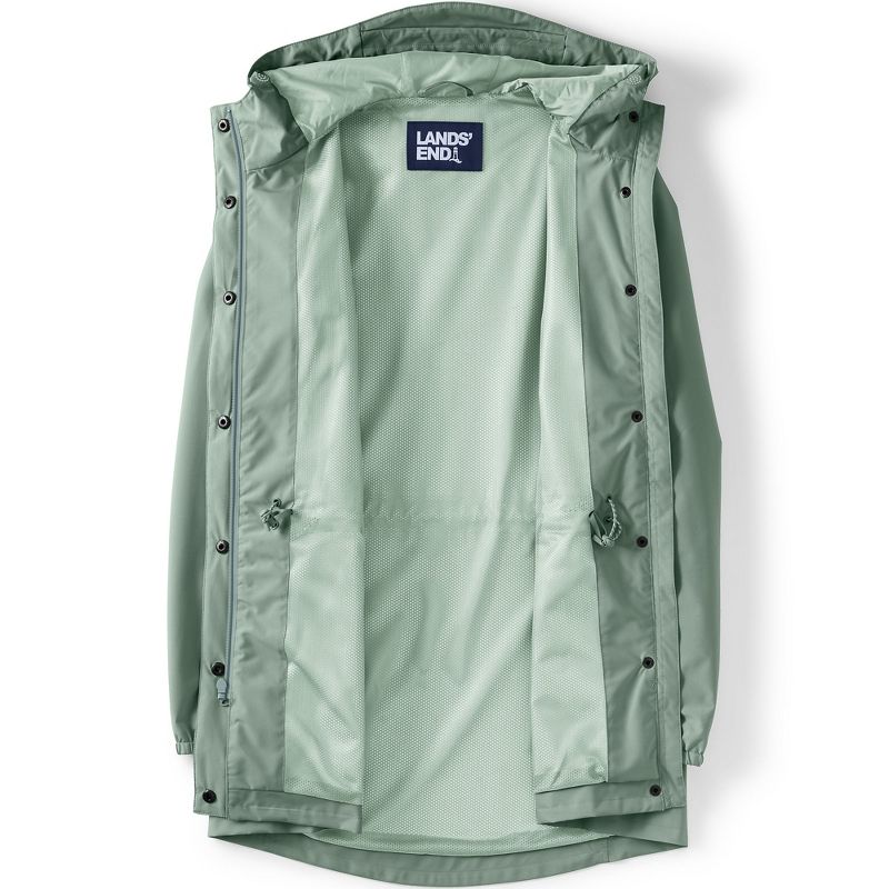 Lands' End Women's Waterproof Hooded Packable Raincoat, 5 of 7