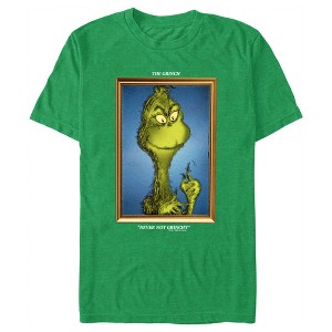 Men's Dr. Seuss Framed Grinch Painting T-Shirt - 1 of 3