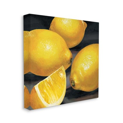Stupell Industries Yellow Lemons and Fruit Wedge Hyperrealism Painting