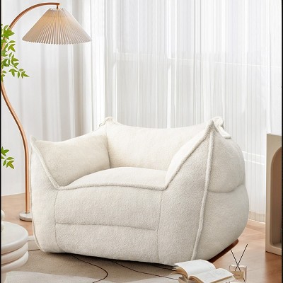 Clearance Sales Bean Bag Sofa Chair, Lazy Lounger Seat for Adults, Cozy Single Floor Sofa for Living Room or Apartment – Cuddlewood
