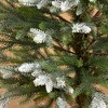 Nearly Natural 2'x3'x4' Artificial Snowed Balsam Fir Christmas Tree in Burlap Wrapped Base Set of 3 - 2 of 4