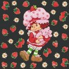 Women's Strawberry Shortcake Flowers and Fruits Maternity T-Shirt - 2 of 3