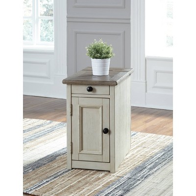 Signature Design By Ashley Bolanburg Farmhouse Chair Side End Table, Light Brown - End & Side Tables - Corpus Christi, Texas | Marketplace