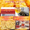 KWPZQEB Popcorn Machine with Cart, Stainless Steel Maker Machine with 2-Switch Design, 8/6 Oz Kettle Makes Up to 32/24 Cups, Events, Home Theater - 4 of 4