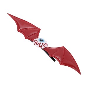 Unique Bargains Women's Halloween Bat Wing Eyeball Hair Clip 1 Pc - 1 of 4