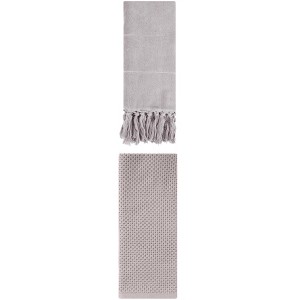 REGALWOVEN 2 Packs Cotton Soft Absorbent Tassels and Waffle Hand Towel - 1 of 4