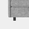 GDFStudio Helena Mid-Century Modern 68'' Sectional Storage Chenille Upholstered Love Seat with Thick Cushions - 4 of 4