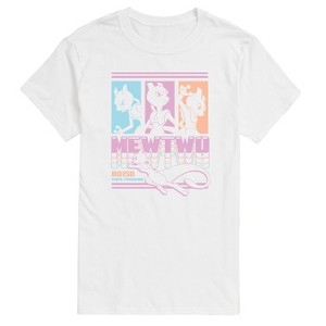 Men's - Pokémon - Mewtwo Short Sleeve Graphic T-Shirt - 1 of 4