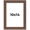 PosterPalooza | 10x14 Wide Barnwood Picture Frame, UV Acrylic, 6 Finishes - Grey, Brown, White, and Black - 2 of 4