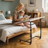 VEVOR 1500 Piece Puzzle Table with Legs, 4 Drawers and Cover, 34x25 in Portable Wooden Board with Wheels, Jigsaw Puzzle Accessories, Gray - 2 of 4