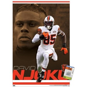 Trends International NFL Cleveland Browns - David Njoku 24 Unframed Wall Poster Prints - 1 of 4