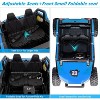 24V XXL 2-Seater Kids Ride On UTV w/Remote, 240W Motors, 21" Adjustable Seats + Foldable Seat, Music & Lights - 4 of 4