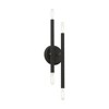 Livex Lighting Soho 4 - Light Wall Light in  Black/Brushed Nickel - 3 of 4