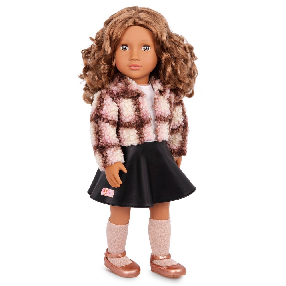 Photos - Doll Our Generation Dolls Our Generation Ana 18" Fashion  in Faux Shearling Jacket 