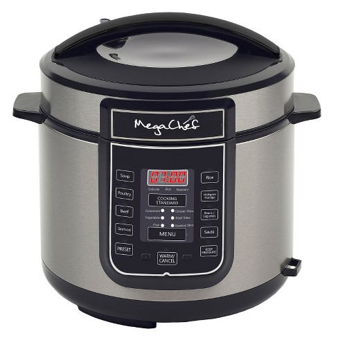 IRIS USA 3 Qt. 8-in-1 Electric Pressure Cooker, Slow Cooker, Rice