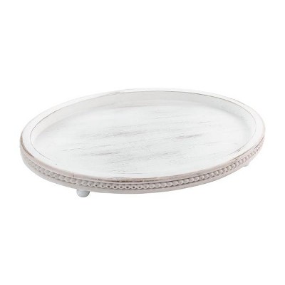 Hub Styler Oval Decorative Wooden Tray
