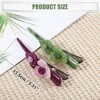 Unique Bargains Women's Metal Long Duckbill Hair Clips Green Purple 5.31"x1.57"x1.18" 2 Pcs - 4 of 4