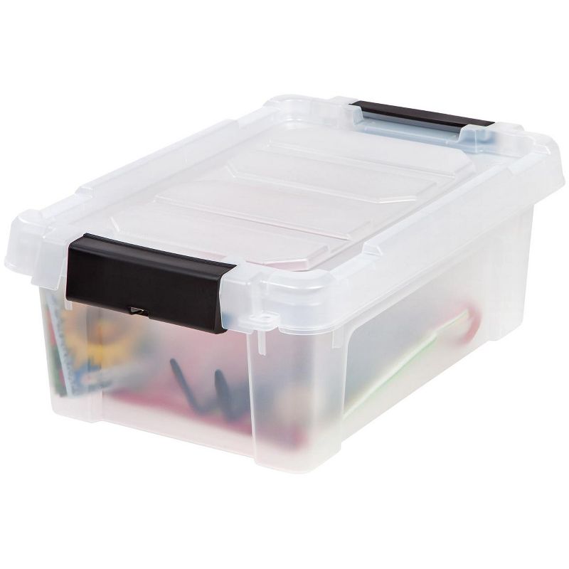 IRIS USA Lockable Heavy Duty Plastic Storage Bins Container with Lids and Secure Latching Buckles, 3 of 7