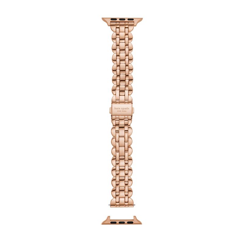 Kate Spade New York Apple Watch Rose Gold - Tone Stainless Steel 42/44/45mm Band, 4 of 9