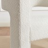 KINWELL 28" Wide Boucle Upholstered Square Armchair (Set of 2) - 4 of 4