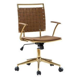 Oscar Office Chair With Padded Armrests|ARTFUL LIVING DESIGN - 1 of 4