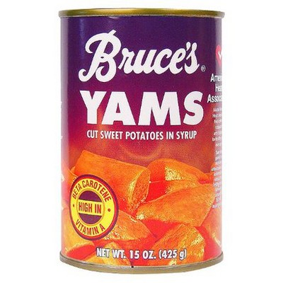 Bruce S Yams Cut Sweet Potatoes In Syrup 15oz Target bruce s yams cut sweet potatoes in syrup 15oz