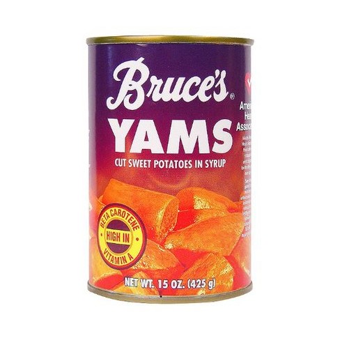 Bruce S Yams Cut Sweet Potatoes In Syrup 15oz Target