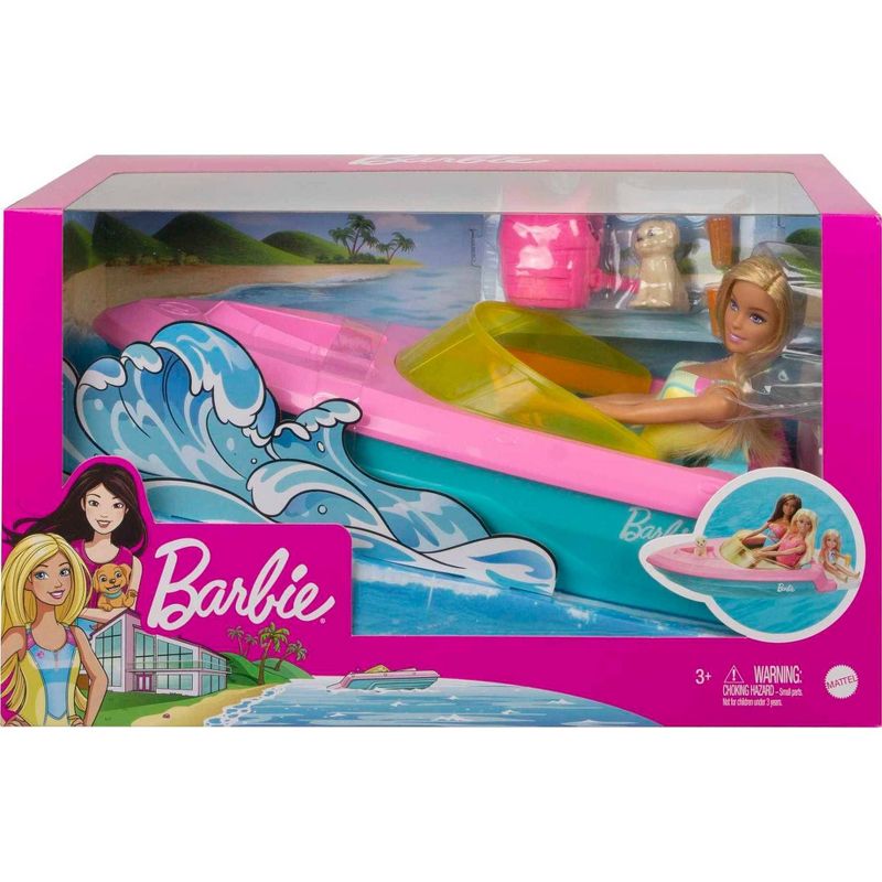 ​Barbie Doll &#38; Boat Playset, 5 of 9