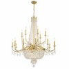 Crystorama Lighting Haywood 22 - Light Chandelier in  Aged Brass - 2 of 4