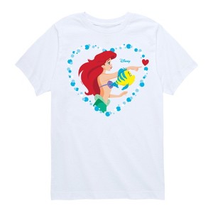 Girls' - Disney Princess - Ariel Short Sleeve Graphic T-Shirt - 1 of 4