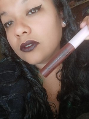 Nyx Professional Makeup Lip Lingerie Xxl Smooth Matte Liquid Lipstick -  16hr Longwear - Naughty Noir - 0.13 Fl Oz : Target