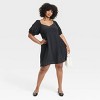 Women's Short Sleeve Crepe Mini A-Line Dress - A New Day™ - 3 of 3