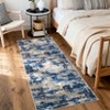 Area Rug Living Room Rug: Washable Modern Abstract Soft Thin Rug Indoor Floor No Slip Stain Resistant Carpet - 2 of 4