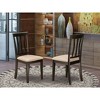East West Furniture,Antique dining room chair for kitchen With Cushion Seat Finish Set of 2 - 2 of 3