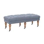 50" Isabelle Bench Blue - Linon