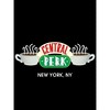 Friends TV Sitcom Series Central Perk Logo Men's Black Long Sleeve Tee - 2 of 2