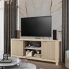 59" TV Stand for TVs Up to 65 Inches, Mid Century Modern Media Console with Storage Cabinets & Open Shelves - 3 of 4