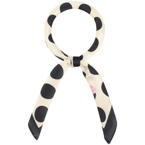 INSPIRE CHIC Women's Polka Dot Square Neckerchief Headband 27.56*27.56 inches(L*W) - 1 of 4