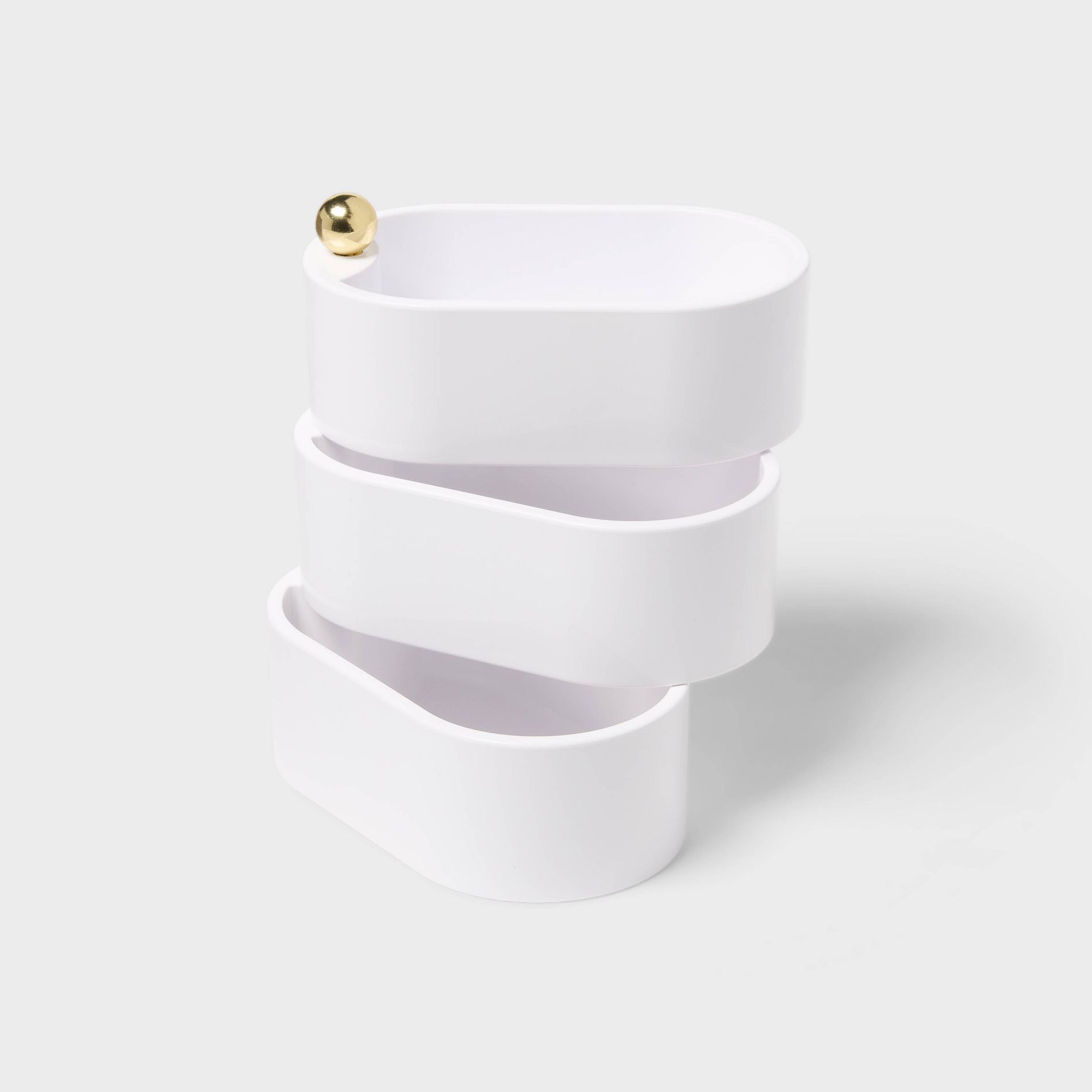 Swivel Tier Jewelry Organiser White - Brightroom™