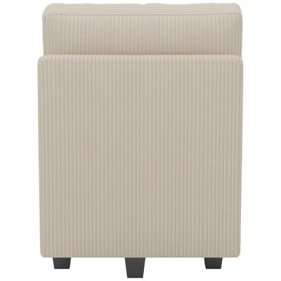 Belffin Corduroy Middle Seat Modular Sectional Couch Module Parts Convertible Modern Sectional Sofa Couch