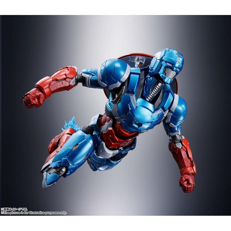 Tech-On Captain America Tech-On Avengers S.H. Figuarts | Bandai Tamashii Nations | Marvel Action figures, 3 of 6
