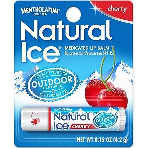 Natural Ice Medicated Lip Balm SPF 15 Cherry 0.16oz - 1 of 4