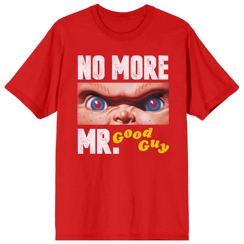 Chucky No More Mr. Good Guy Crew Neck Short Sleeve Red Women's T-shirt, 1 of 4