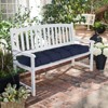 Aoodor Outdoor Polyester Tufted Bench Cushion, Water-resistant & Fade-Resistant, Cushion for Window, Love Seat, Rattan Bench, Piano Bench - 2 of 4