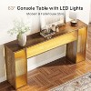 Tribesigns 63-Inch Long Console Table with LED Lights - 4 of 4