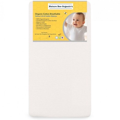 Nature Bee Organic's Deluxe Breathable Crib & Toddler Mattress