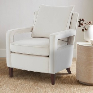 Comfort Pointe Questa Velvet Accent Arm Chair - 1 of 4